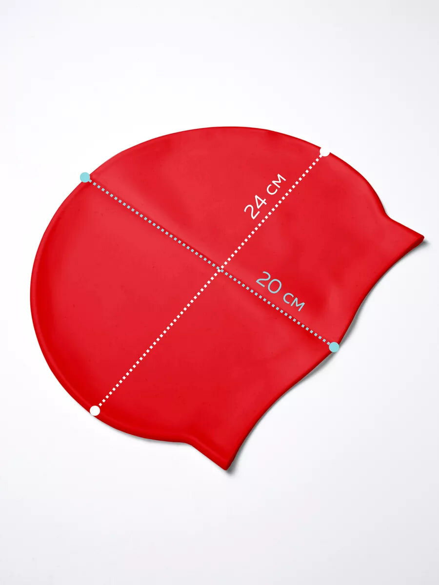 Cиликоновая шапочка для плавания — фото 1