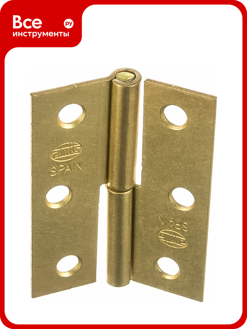 Петля Amig левая покрытие латунь 540-50 (D)