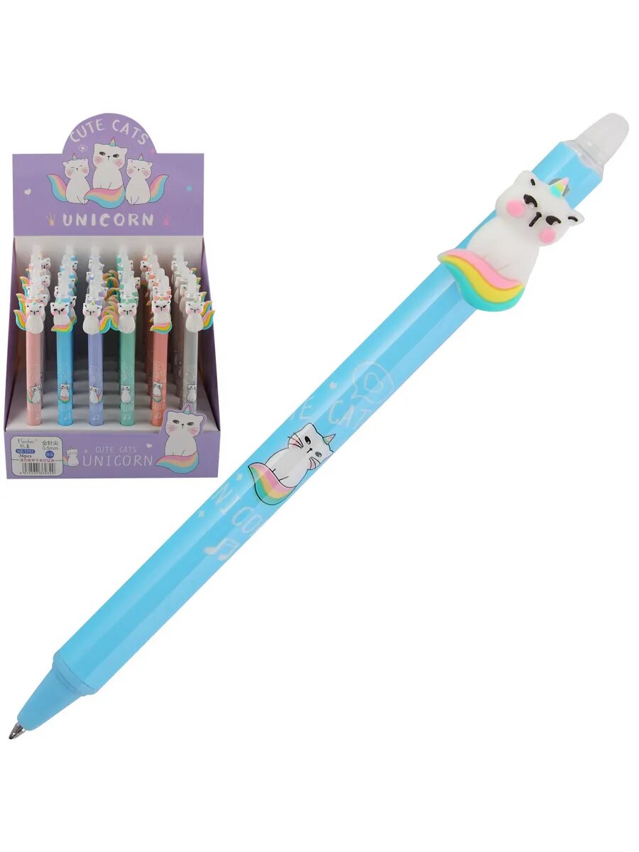 Ручка стирающаяся синяя