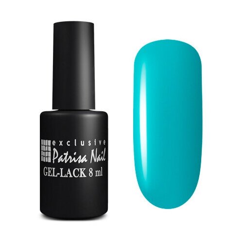 Patrisa Nail Гель-лак Pina Colada, 8 мл, 132 насыщенный бирюзовый