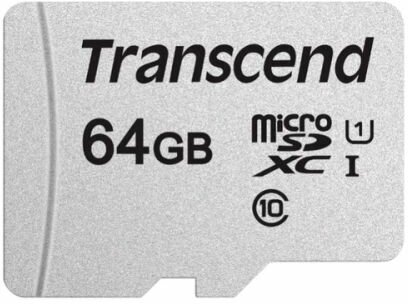 Карта памяти 64GB Transcend TS64GUSD300S microSDXC Class 10 U1 300S без адаптера