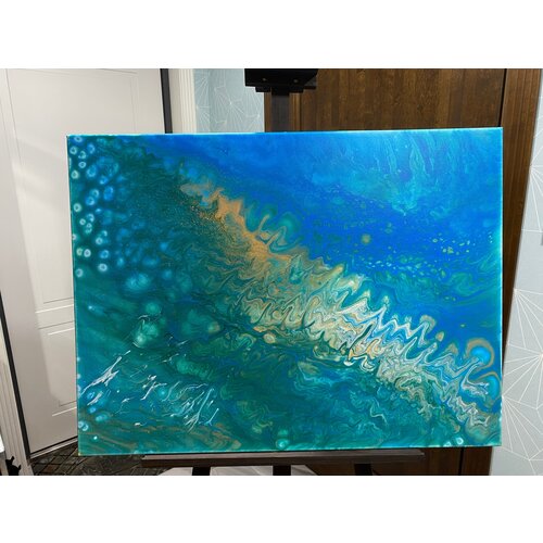 Интерьерная картина Флюид Арт Море