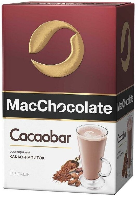 Растворимый напиток Какао Mac Chocolate Cacaobar, 10штx20г - фотография № 3