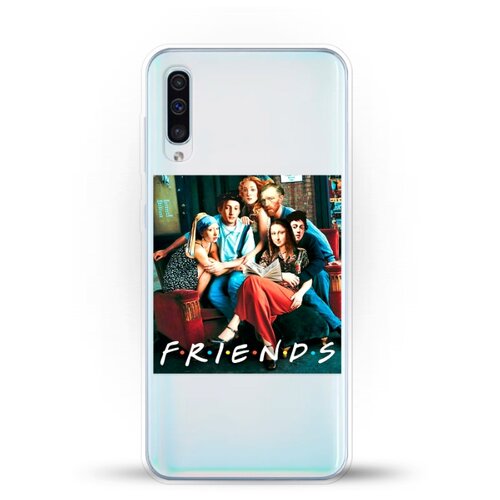 фото Силиконовый чехол друзья на samsung galaxy a30s andy & paul