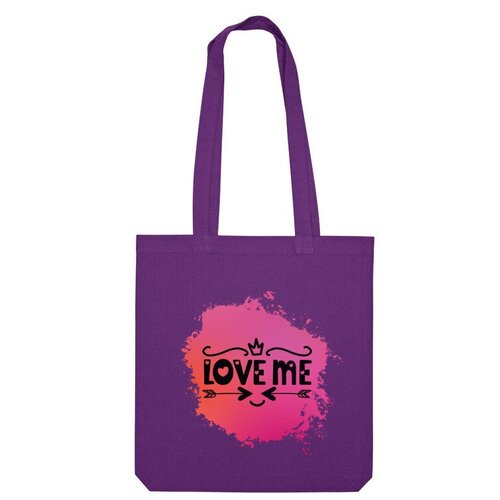 фото Сумка шоппер us basic, фиолетовый