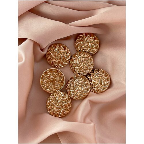 Пуговицы золотые 25 мм.