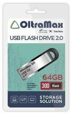 USB флэш-накопитель (OLTRAMAX OM-64GB-300-Black)