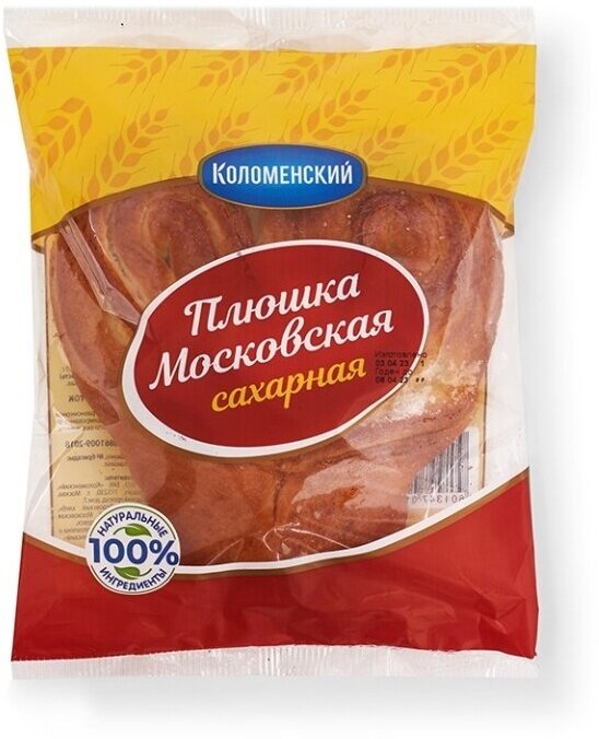Плюшка «Московская» сахарная, «Коломенское»