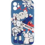 Чехол накладка Luxo Kaws Love iPhone 11 светится в темноте, с защитой камер и софт тач покрытием - изображение