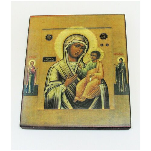 Икона Божия Матерь Иверская, размер иконы - 10x13 икона божия матерь умиление размер иконы 10x13