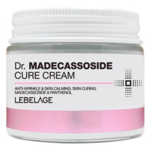 Lebelage Dr. Madecassoside Cure Cream Крем для лица с мадекассосидом 70 мл антивозрастной успокаивающий крем для лица с мадекассосидом dr madecassoside cure cream 70мл
