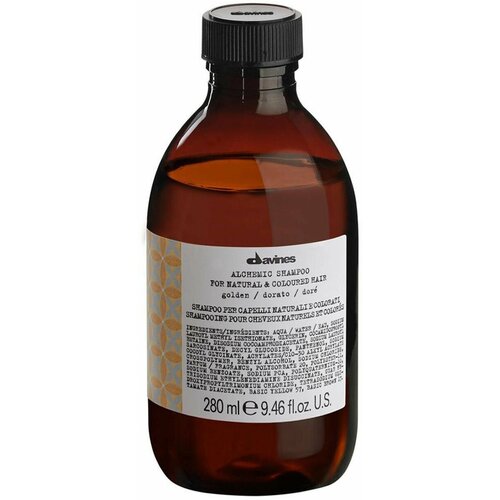 DAVINES Шампунь для натуральных и окрашенных волос Alchemic Shampoo For Natural And Coloured Hair (Golden)