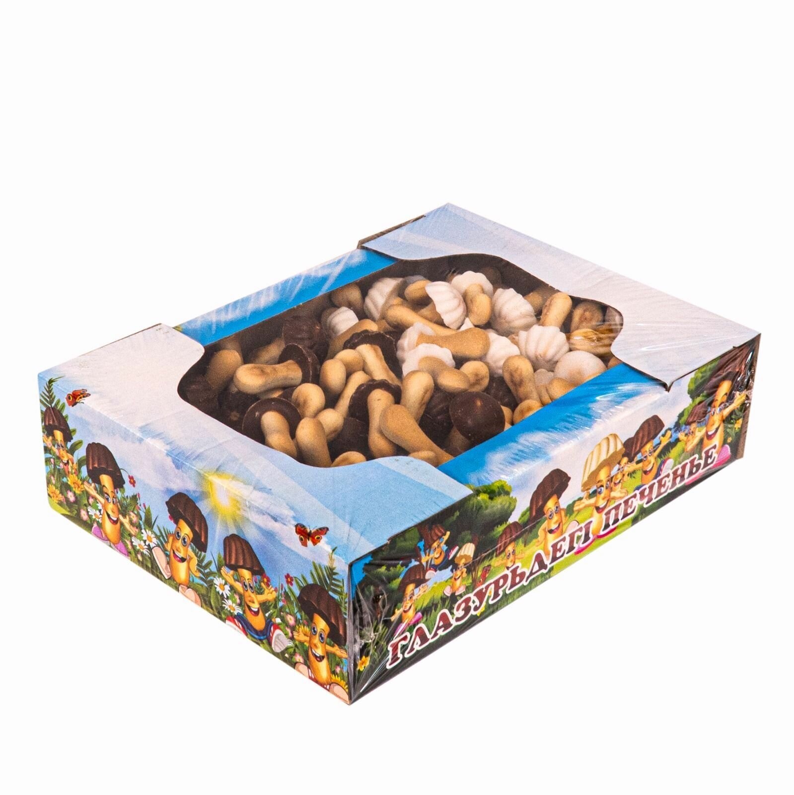 4 коробки Няшки печенье грибочки, ассорти, 1600 гр. - фотография № 2