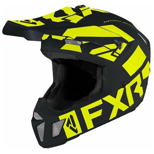 Шлем кроссовый FXR Clutch Evo LE.5 Black/HiVis, M