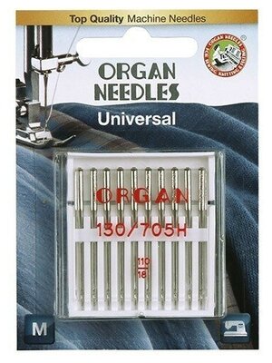 Organ иглы Универсальные 10/110 блистер