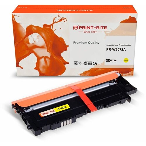 Картридж PRINT-RITE TFHA9PYPU1J, W2072A (есть ограничения по прошивке), желтый / PR-W2072A картридж print rite tfh932ypu1j cf532a желтый pr cf532a