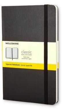 Блокнот Moleskine CLASSIC Pocket 90x140мм 192стр. клетка твердая обложка черный