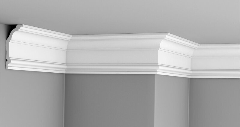 фото Плинтус потолочный Glanzepol GP-113, 1шт (длина 2м)