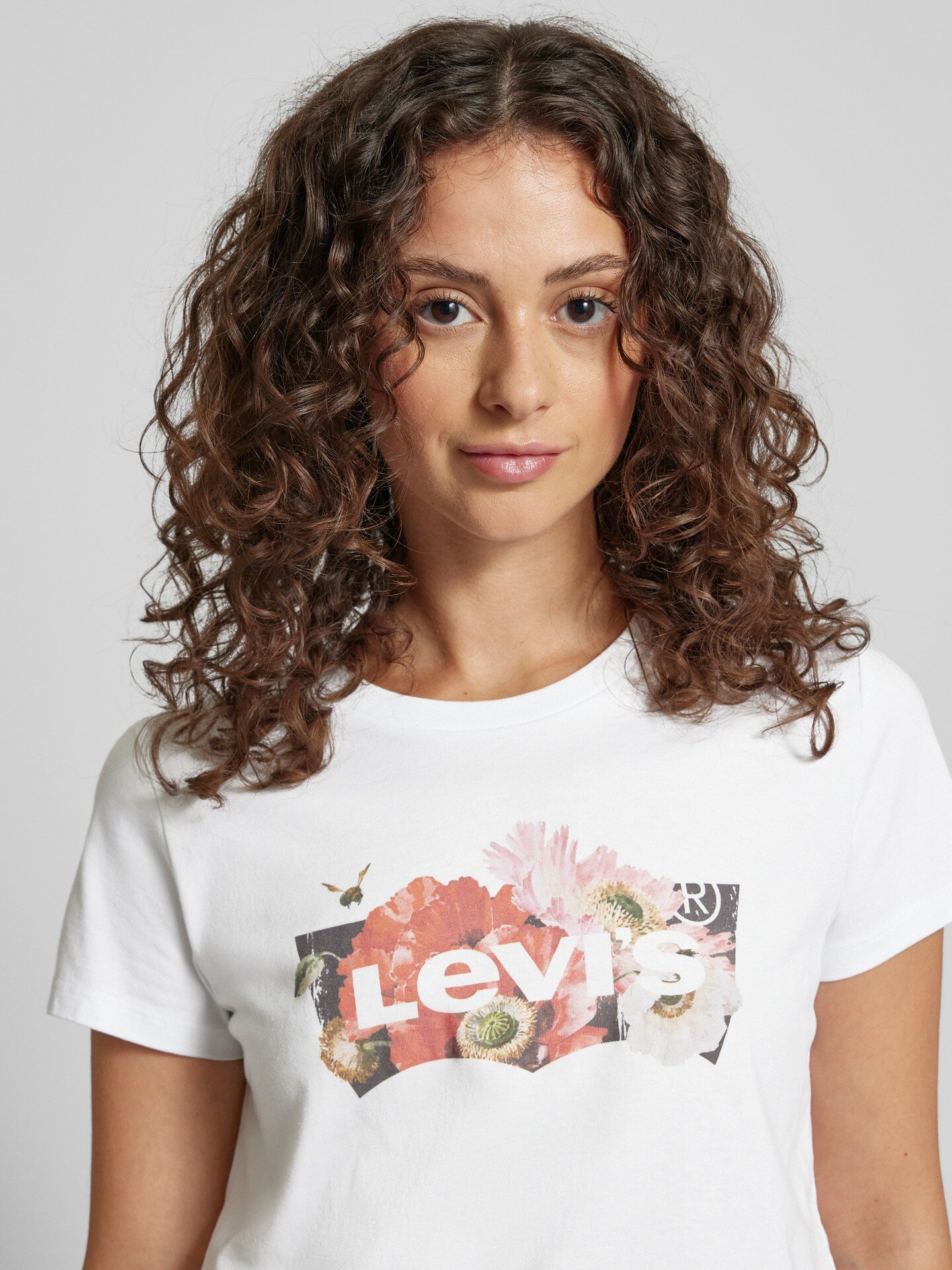 Футболка Levi's The Perfect Tee, размер L, белый — фото 1