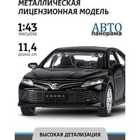 Машинка металлическая инерционная Автопанорама, Toyota Camry, М1:43, JB1251270, черный