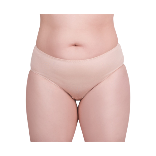 фото Milavitsa трусы кюлот средней посадки basic, размер 122, нюд