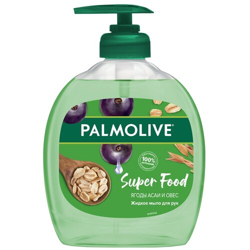 Купить Жидкое мыло Palmolive Super Food Ягоды Асаи и Овес для рук, 300 мл