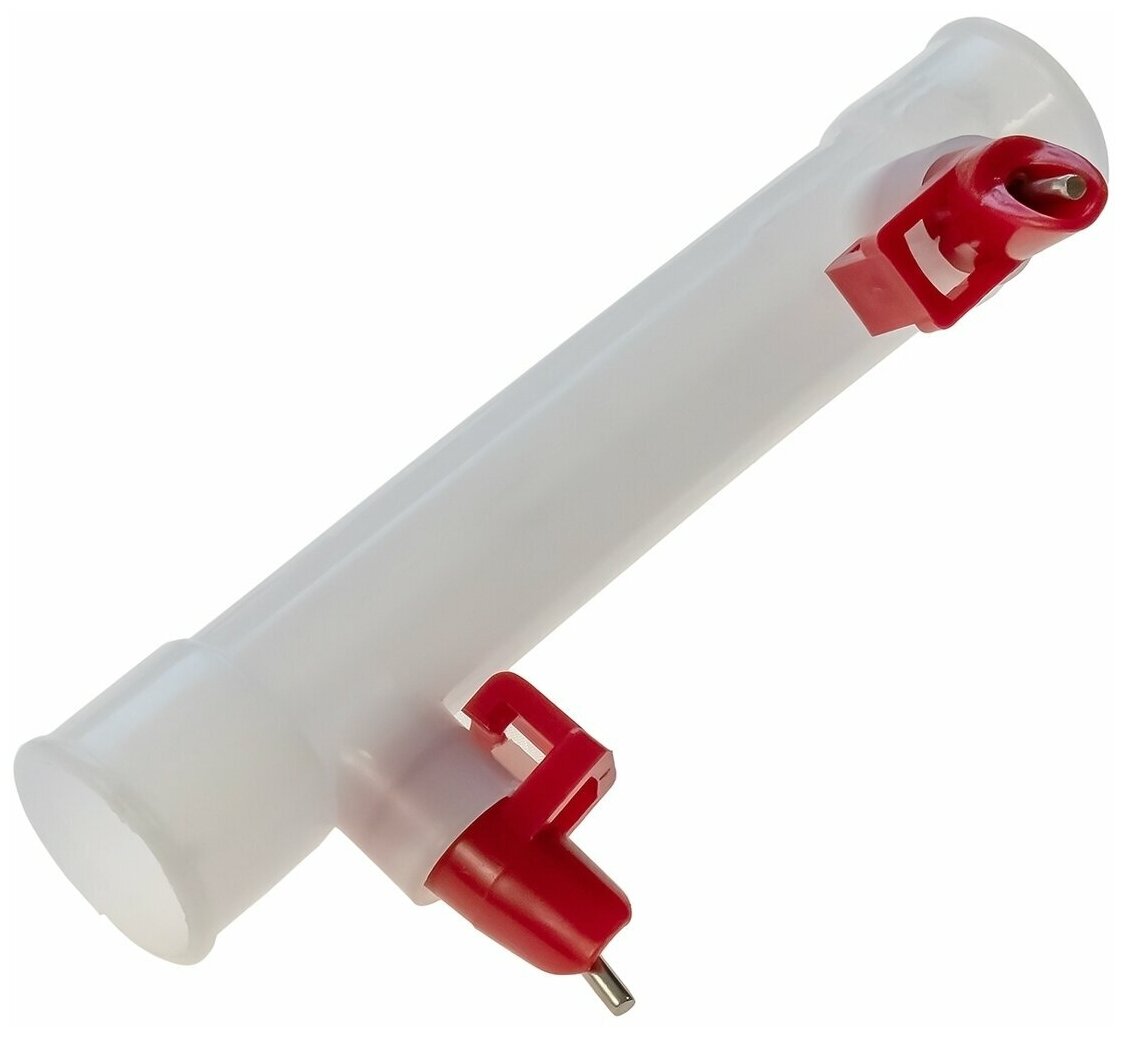 Ниппельная поилка двойная для уток и гусей 3 шт.