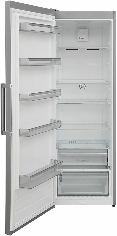 Однокамерный холодильник Jacky's JL FI 1860 нержавеющая сталь
