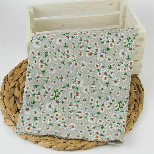 Полулён ткань для шитья 