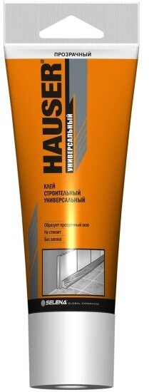 Клей строительный универсальный Hauser , 180 г, прозрачный