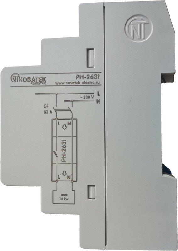 Реле контроля напряжения Новатек-Электро РН-263Т