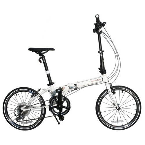 фото Складной велосипед dahon speed d18, рама 4130 cro-mo, колёса 20, 8 скоростей цвет белый