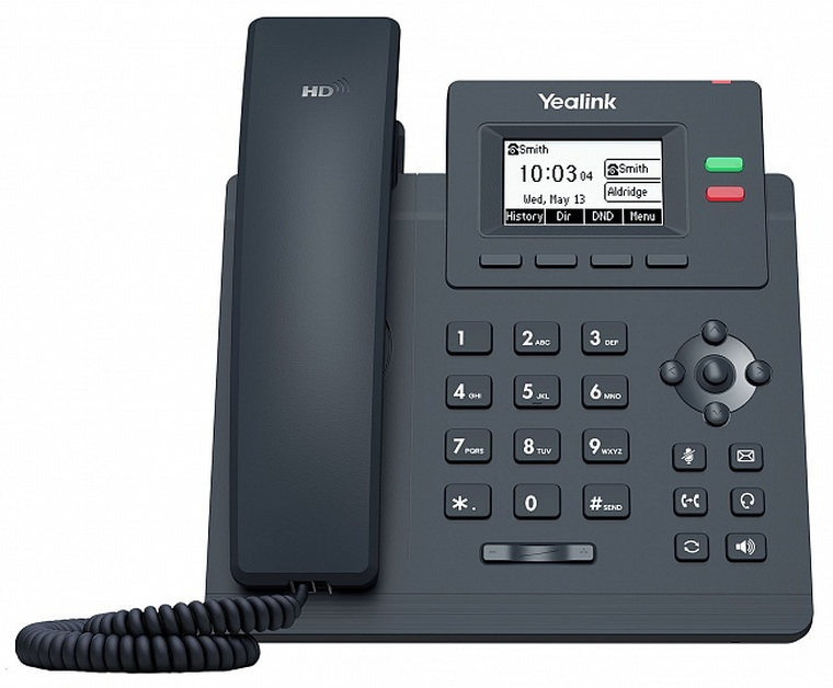 Телефон-VoIP Yealink SIP-T31P проводной 2 Line, конференция до 5-х участников, PoE