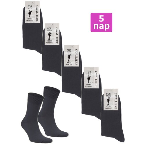 Носки RuSocks, 5 пар, размер 27, серый носки 5 пар размер 27 серый