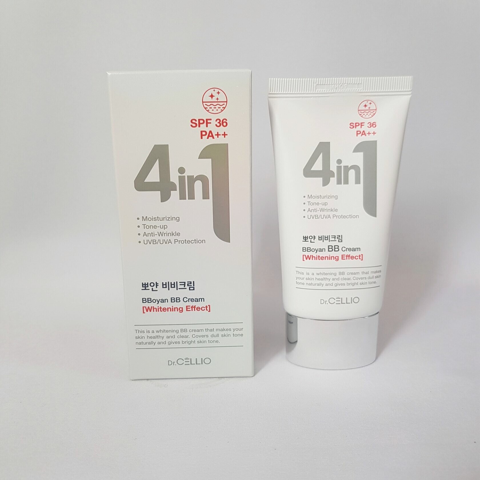 BB-крем для лица тройного действия Dr.Cellio 4 in 1 Bboyan BB Cream SPF36, PA++, 50 мл