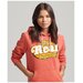 Худи, SuperDry, артикул: W2011472A, Цвет 5EG Bright Orange Marl, Размер 12