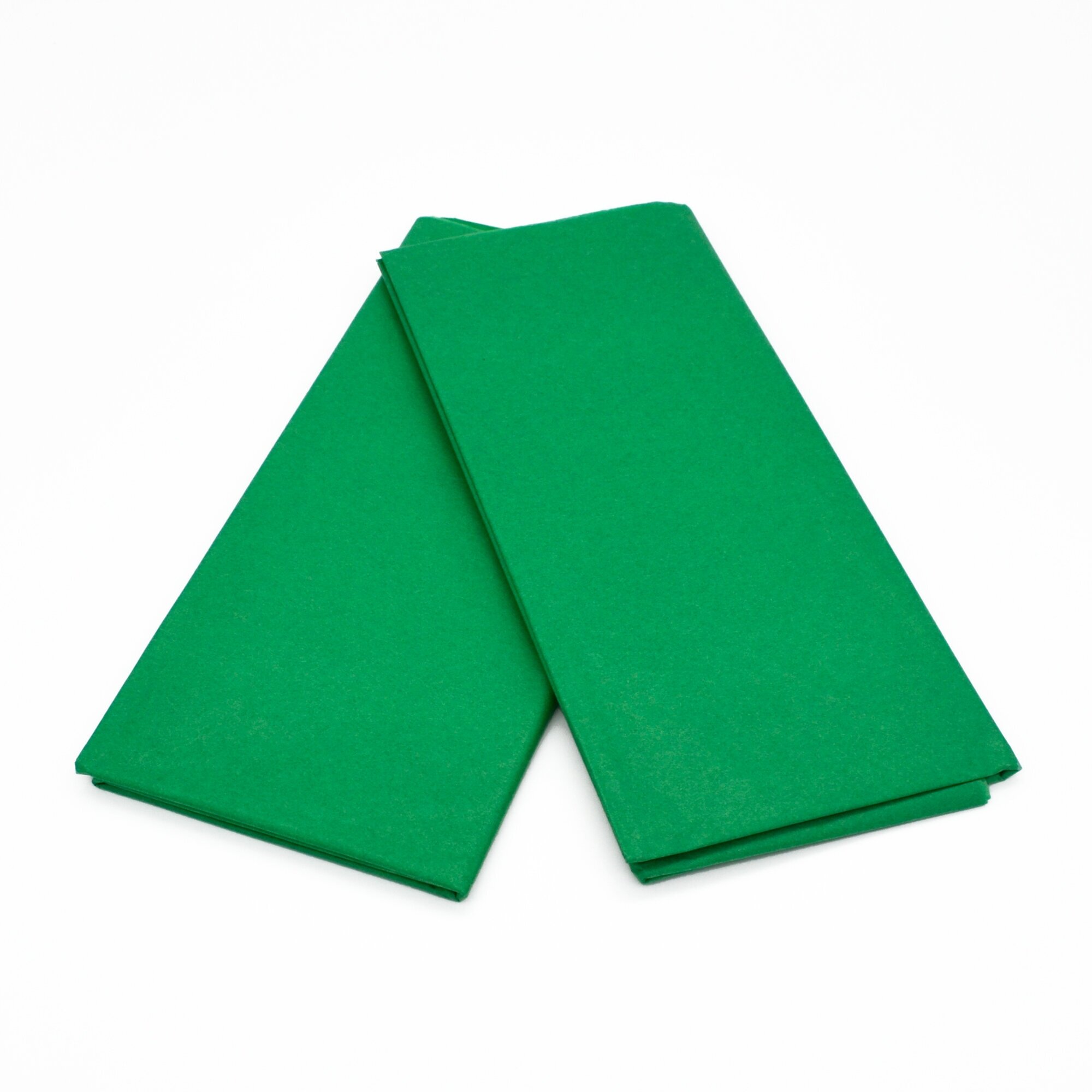 Бумага оберточная для подарков тишью цвет зеленый 20 листов 51x66 см