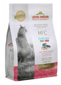 Корм Almo Nature для стерилизованных кошек, со свежим лососем (50% рыбы) - 1,2 кг