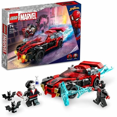 Lego Super Heroes 76244 Майлз Моралес против Морбиуса lego 76244 marvel miles morales vs morbius set