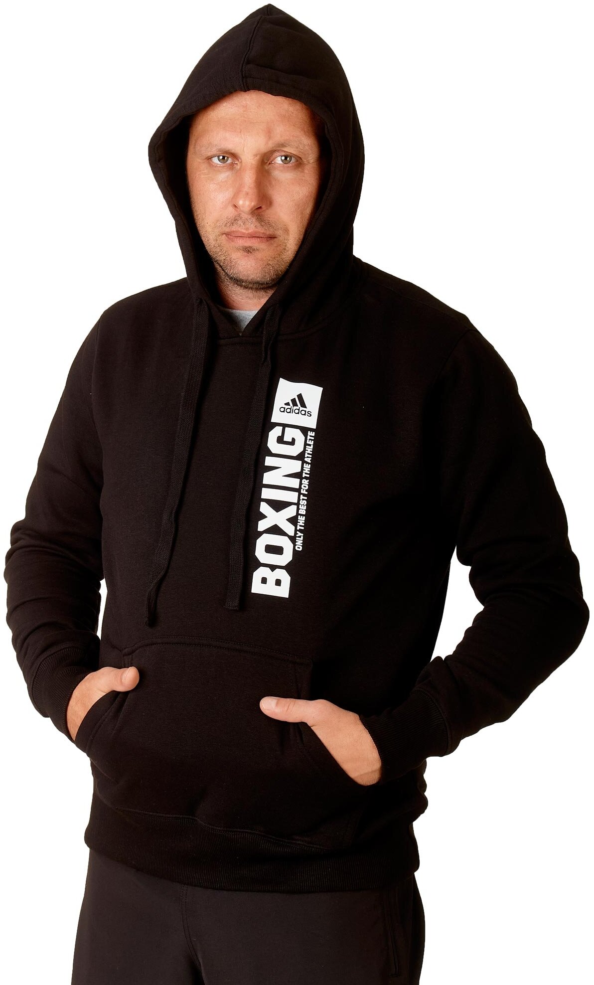 Худи спортивное adidas Community 22, размер 140, черный/белый — фото 1