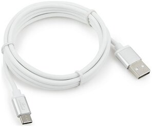 Кабель Cablexpert USB - USB Type-C (CC-S-USBC01W-1.8M) 1.8 м, белый