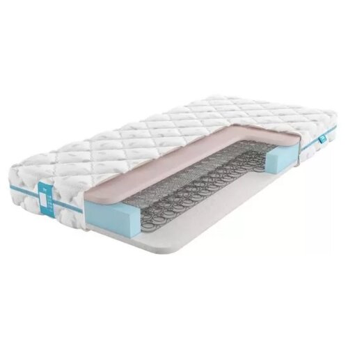 фото Матрас промтекс-ориент rest комби эконом 80x200 пружинный бело-серебристый