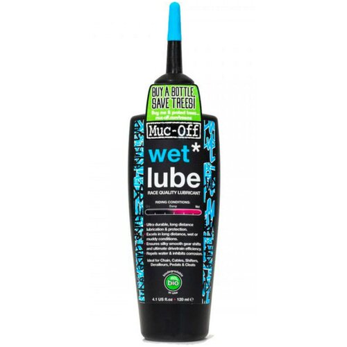 Смазка для цепи Muc-Off Wet Lube 120ml muc off смазка для цепи c3 wet ceramic lube 50ml