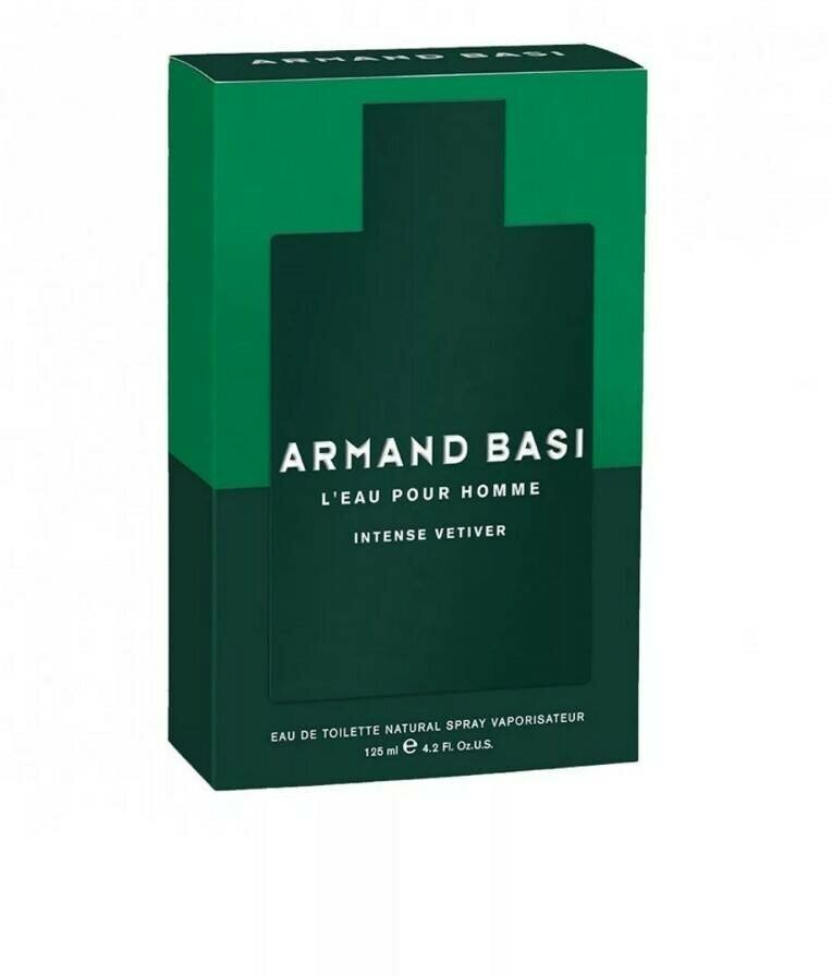 ARMAND BASI L'Eeu Pour Homme Intense Vetiver Мужская туалетная вода 125 мл