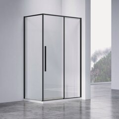 Изображение товара Душевой уголок Vincea Слим-Н (Slim-N) VSR-4SN8012CLB, 1200*800, черный, стекло прозрачное