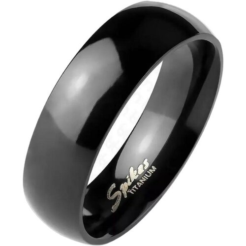 Кольцо DG Jewelry кольцо титан размер 20 серебряный черный
