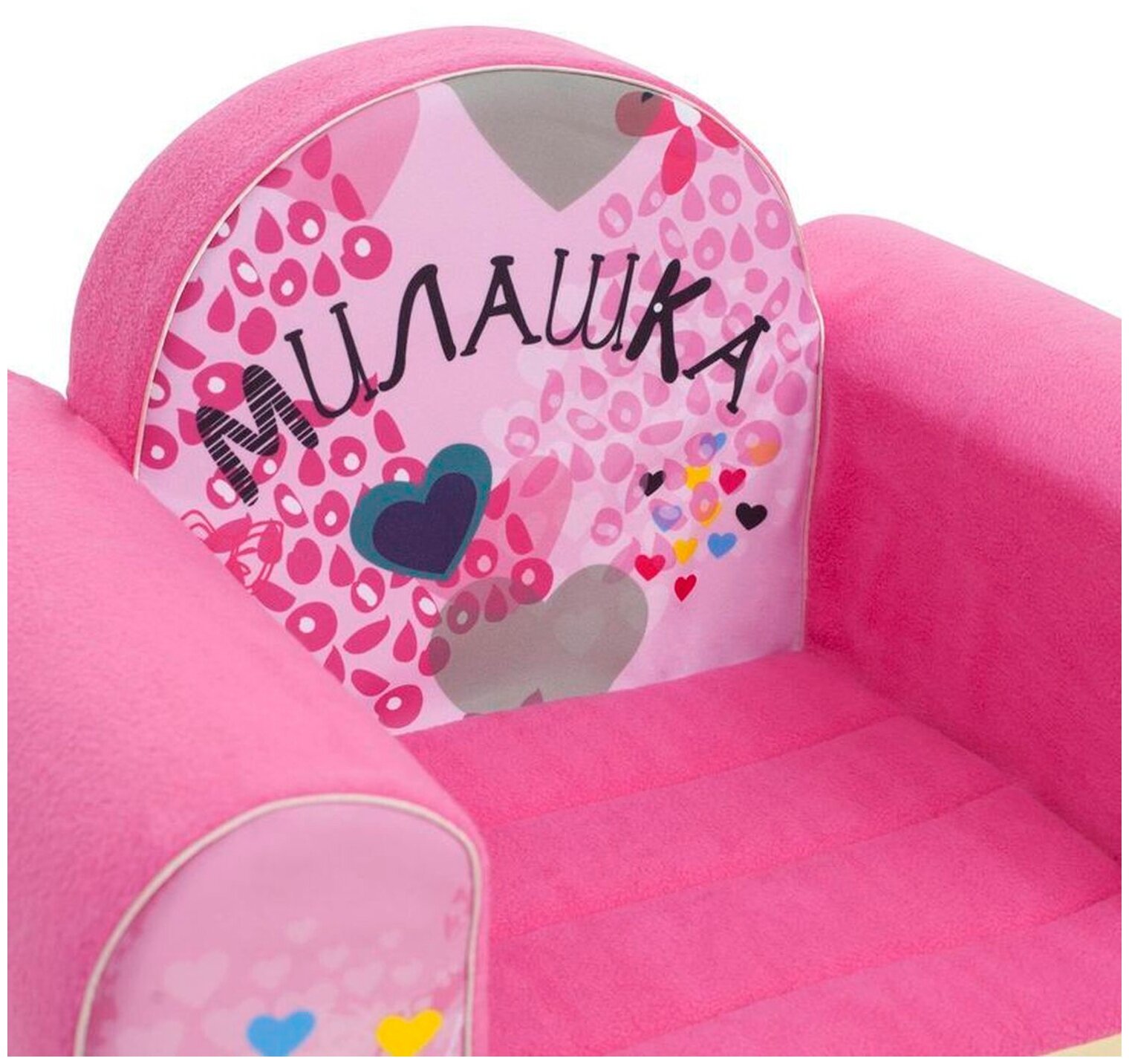 Кресло игровое Paremo Инста-малыш Милашка, цвет: розовый - фото №5