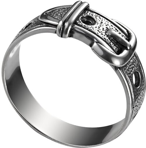 Кольцо Самородок, серебро, 925 проба, чернение, размер 20