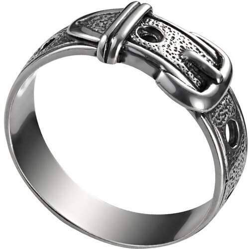 фото Кольцо самородок серебро, 925 проба, чернение, размер 17.5