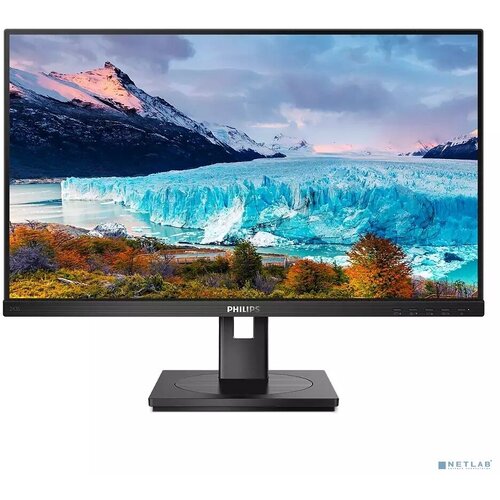 Philips Монитор LCD PHILIPS 238 243S1 IPS 1920x1080 75Hz 4ms 178178 250cd 10001 8bit6bitFRC HDMI14 DisplayPort12inout 4xUSB USB-C65W RJ-45 2x2W Pivot VESA чёрный 2795400₽